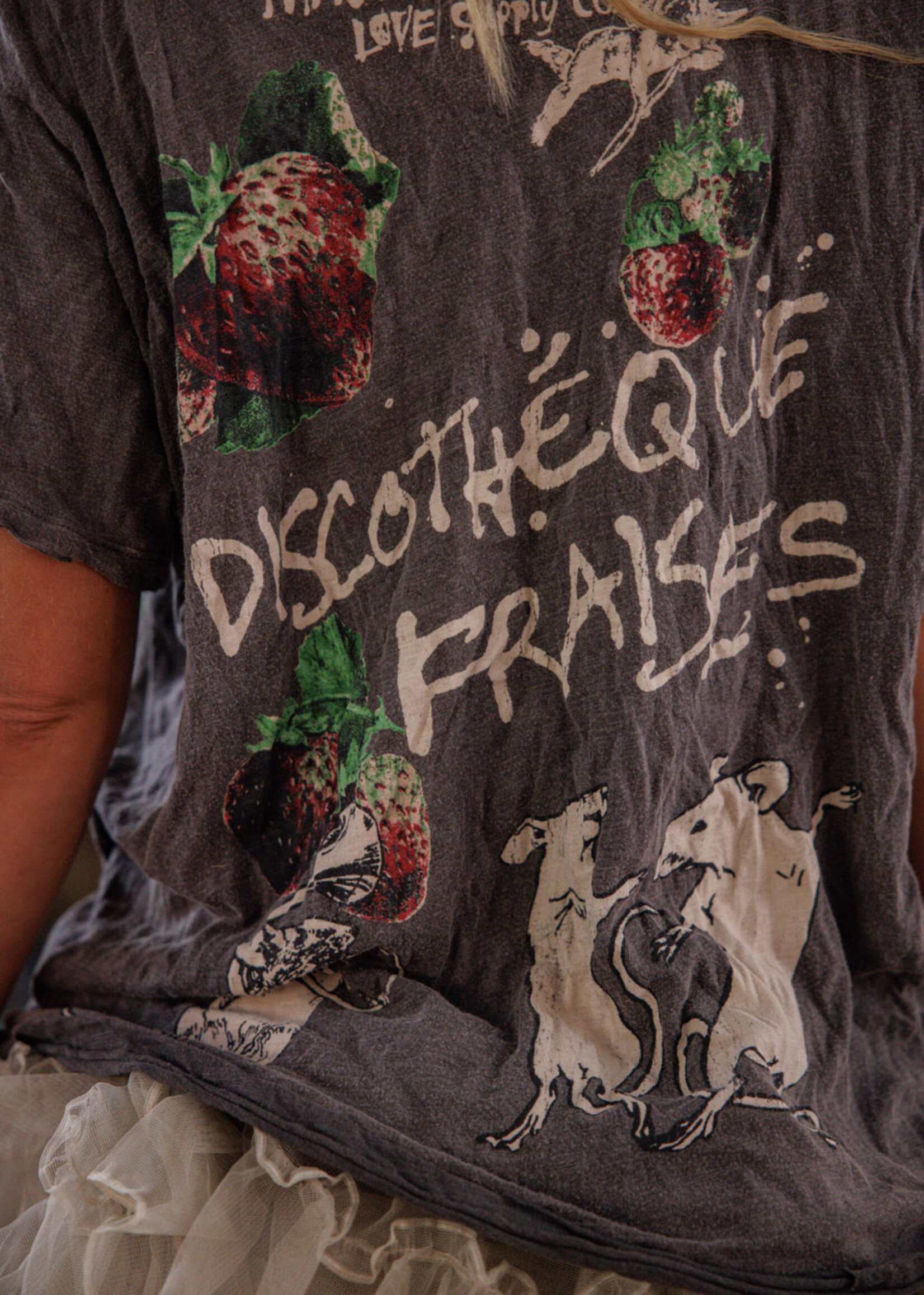 Magnolia Pearl Discotheque Fraises Tee Top 2663 Ozzy One Size