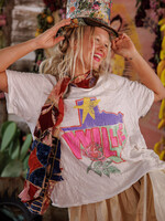 Magnolia Pearl Blue Eyes Willie Nelson Tee Top 2846 True One Size