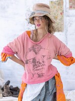 Magnolia Pearl EF Richi Sweatshirt Top 1825 Sunfaded Azalea One Size