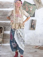 Magnolia Pearl Linen Frankie Denims Pants 647 Washed Indigo One Size