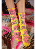 Magnolia Pearl Floral MP Socks 141 Morning Rose One Size