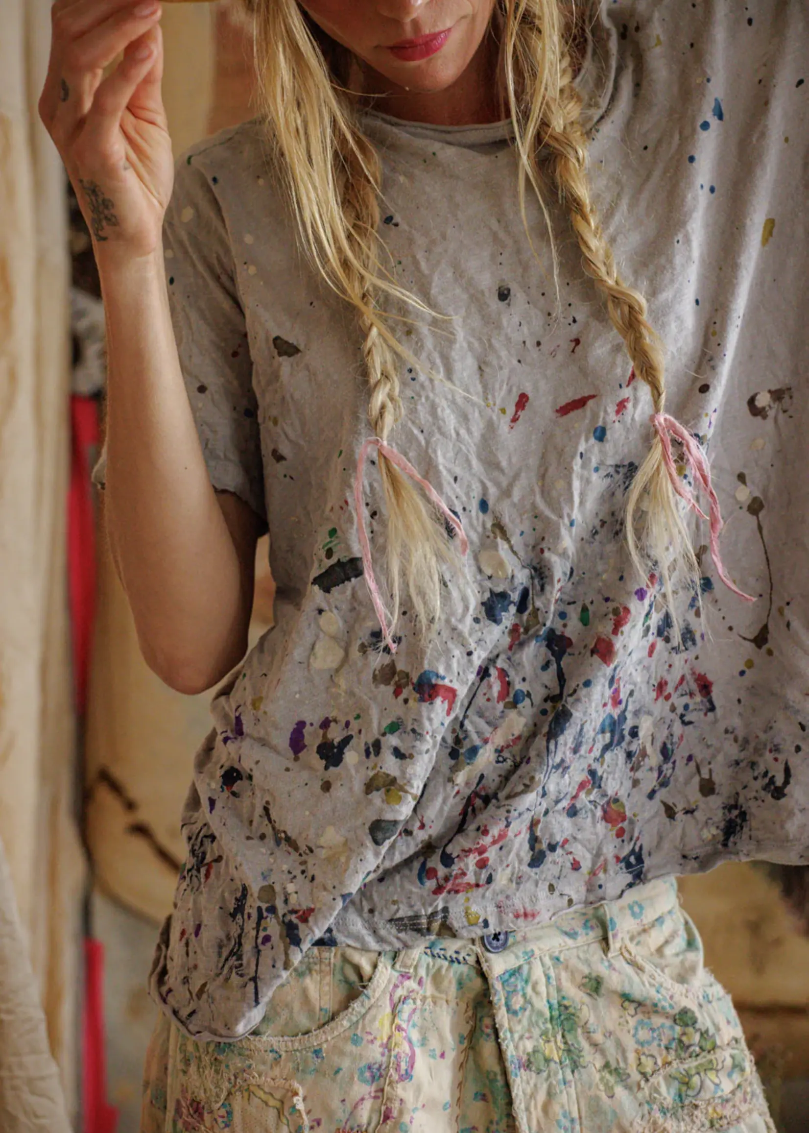 Magnolia Pearl PJB Art Tee 2524 Ash One Size