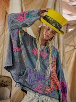 Magnolia Pearl Graphics Raji Hoodie Top 2983 Prince One Size