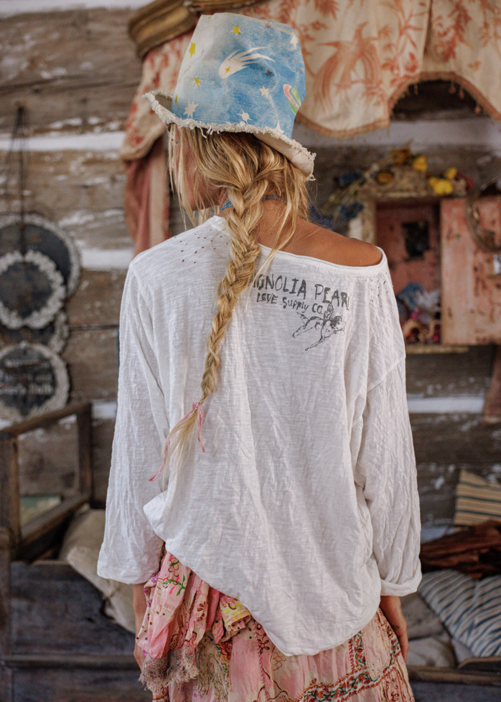 Magnolia Pearl Viggo Tee Top 1489 True One Size Long Sleeve