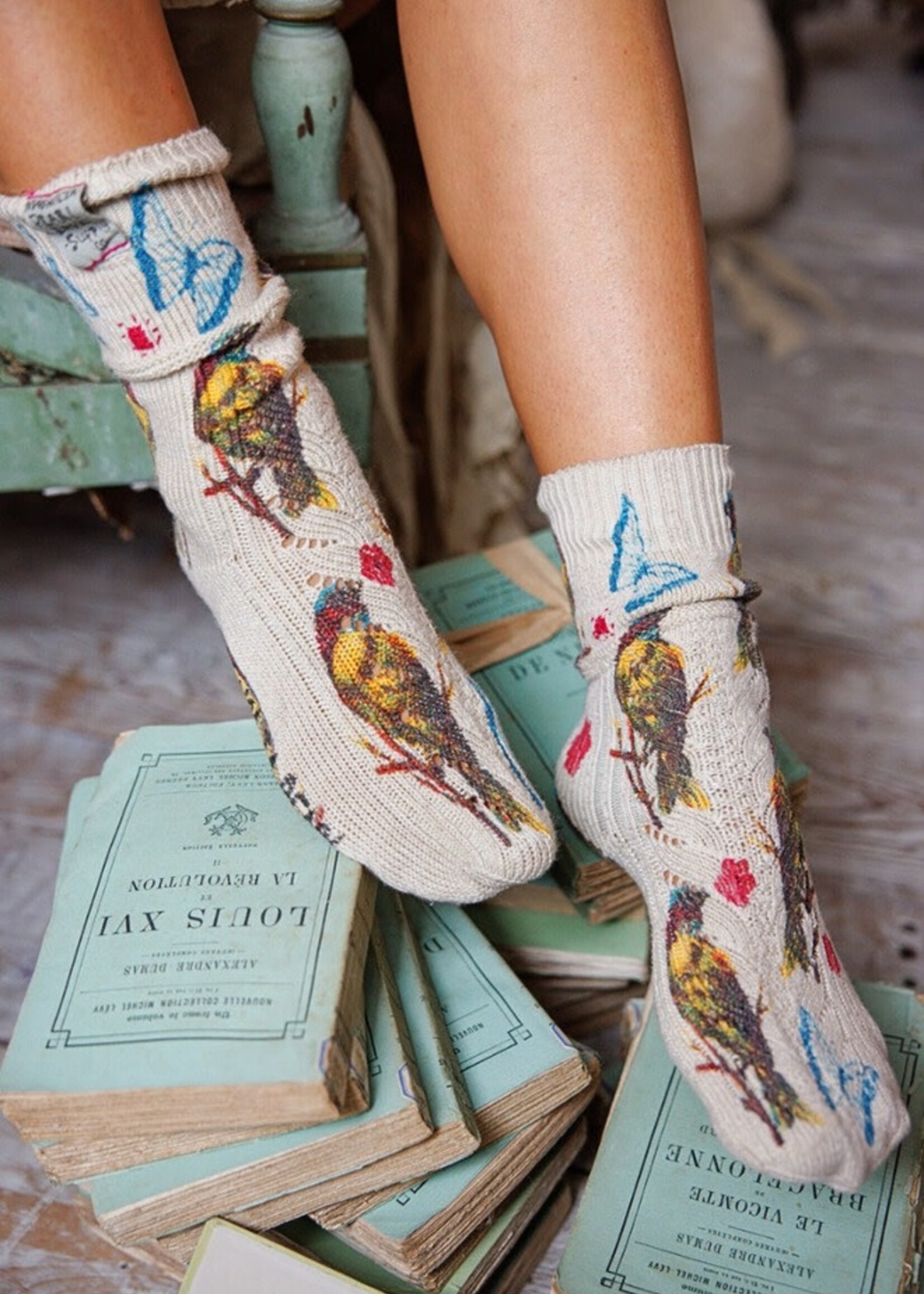Magnolia Pearl Tanger Lil Dipper Socks 143 Moonlight