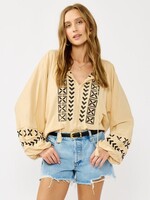 Lovestitch Change of Scene Boho Embroidered Top