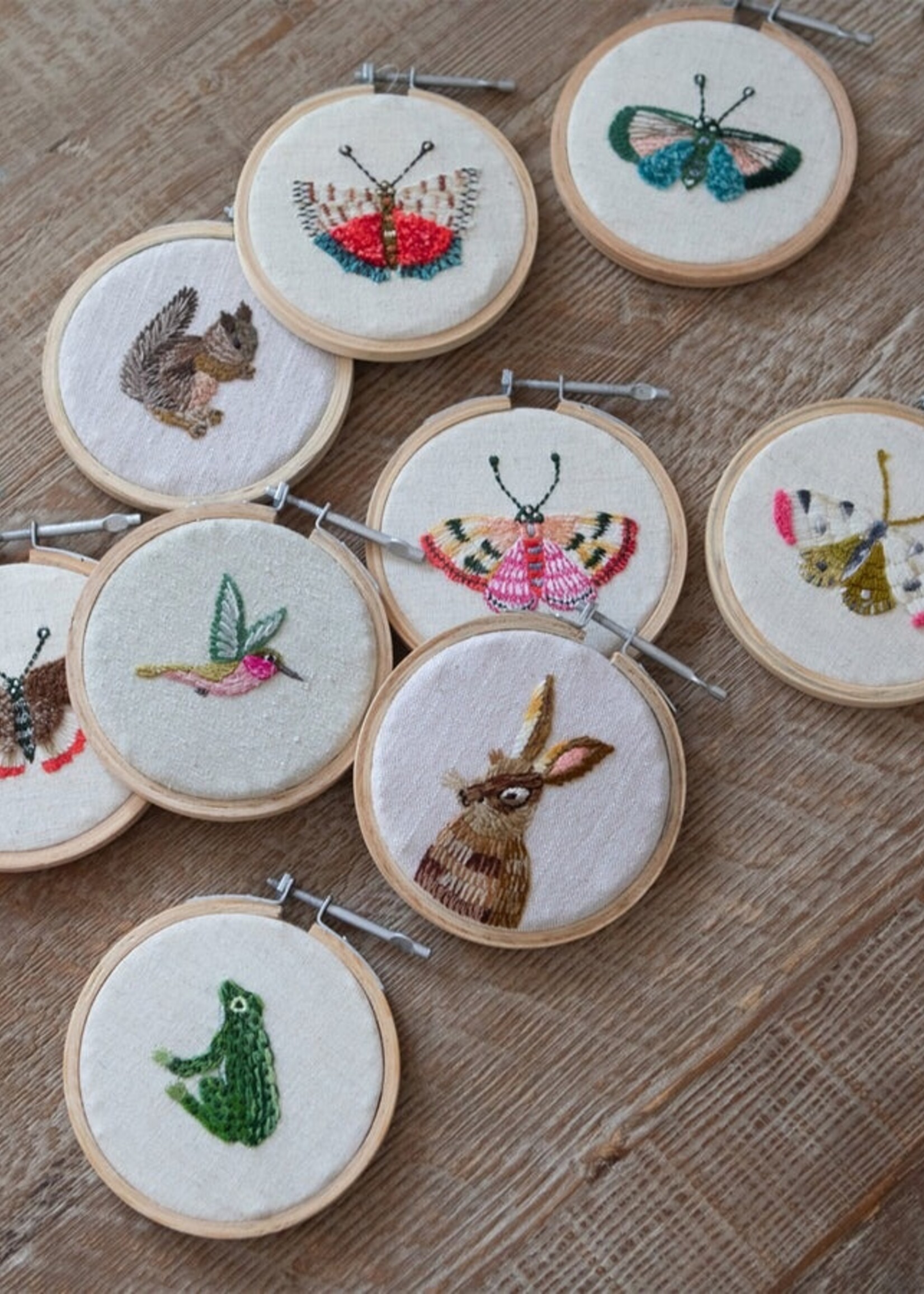 Sugarboo & Co. Floral Embroidery Hoop Collection