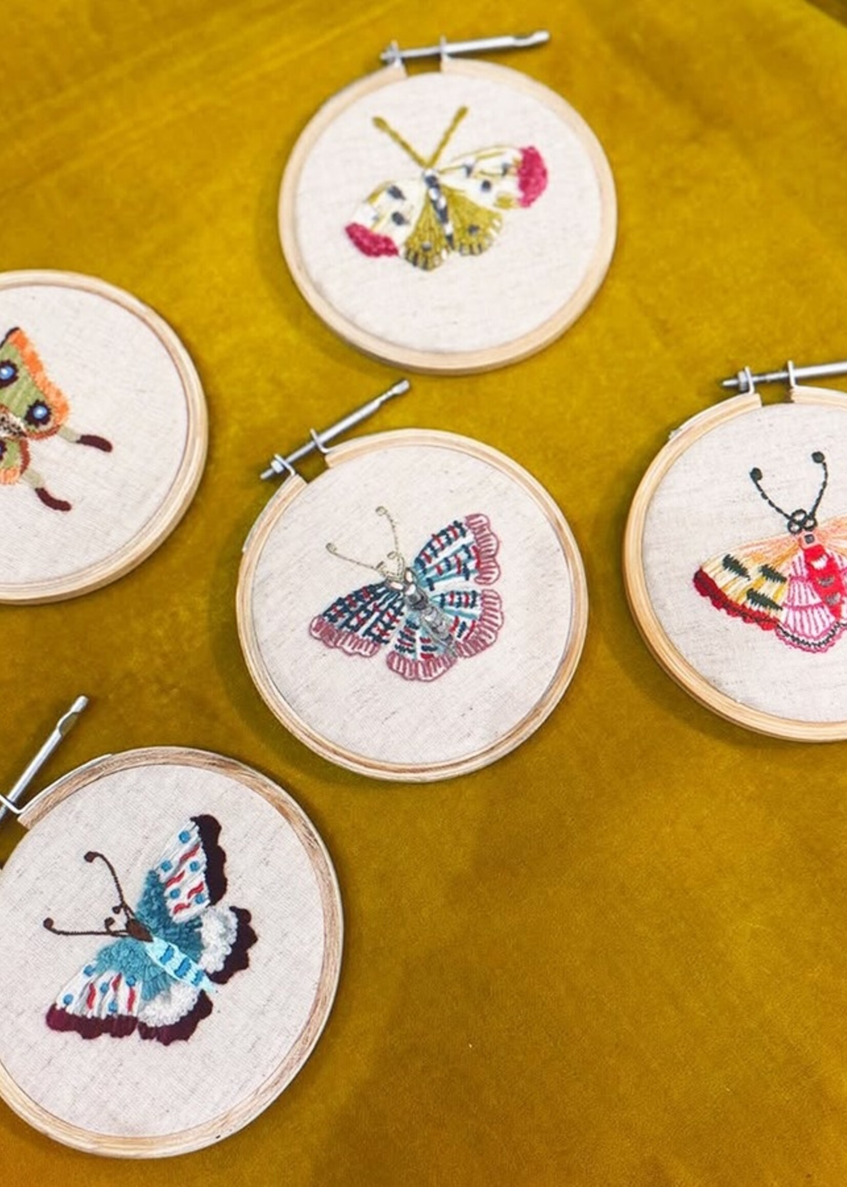 Sugarboo & Co. Floral Embroidery Hoop Collection
