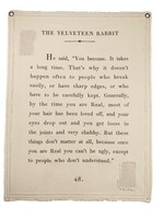 Sugarboo & Co. The Velveteen Rabbit Canvas Wallhanging Wall Tarp