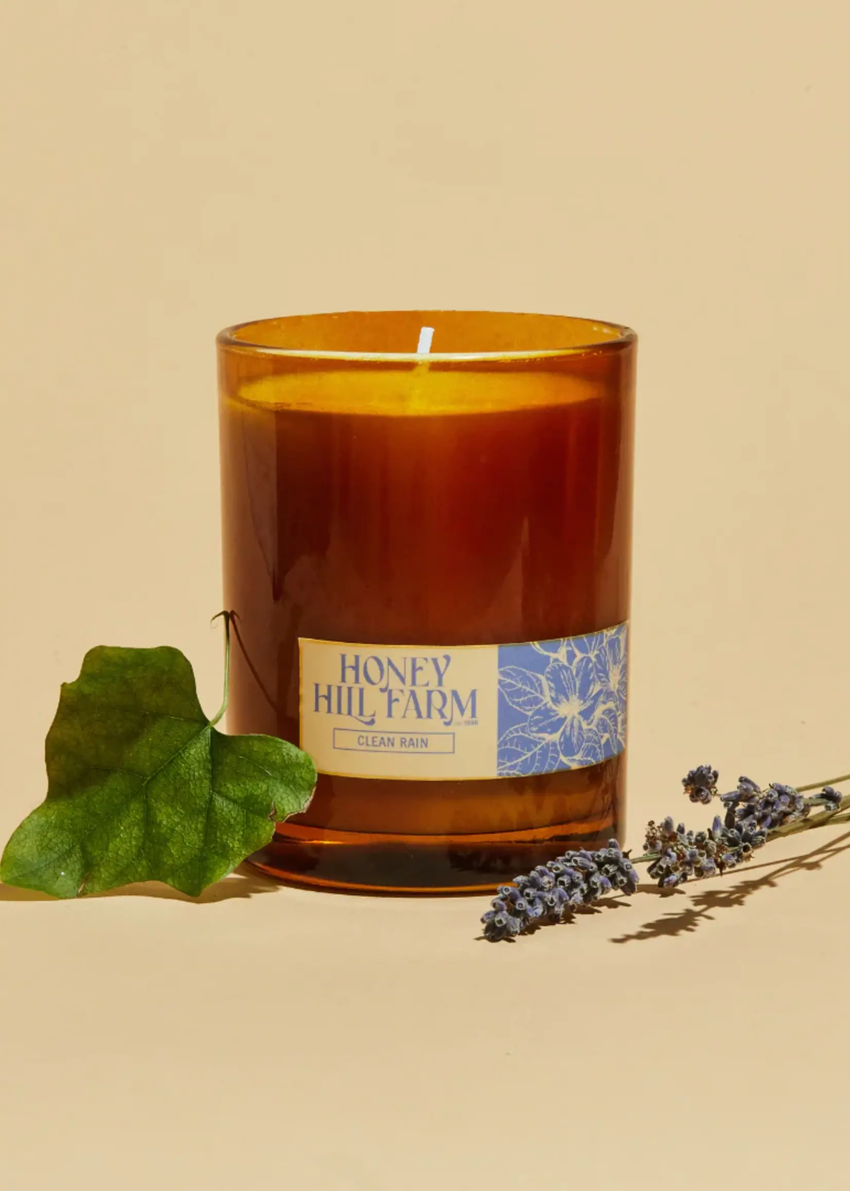 Honey Hills Farm Clean Rain Candle 8 oz