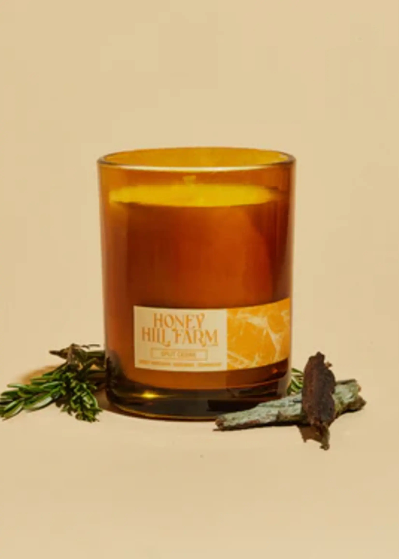 Honey Hills Farm Split Cedar Candle 8 oz
