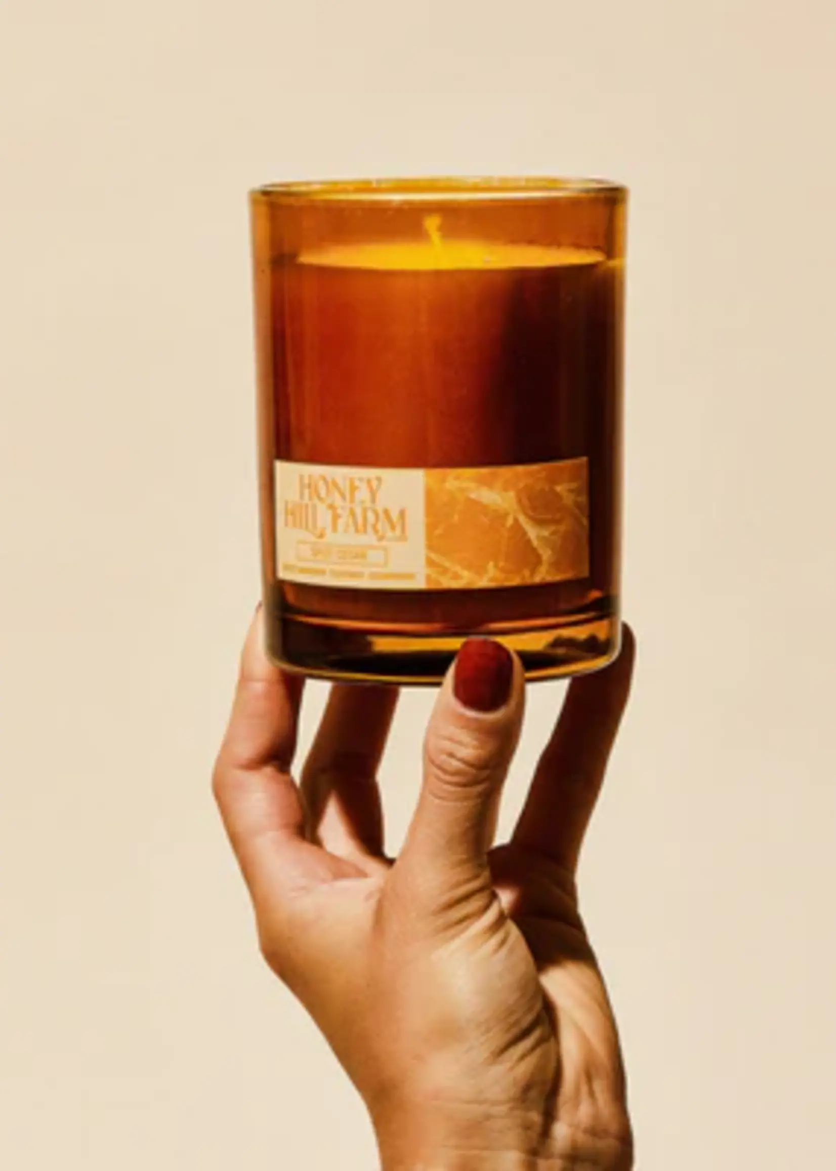 Honey Hills Farm Split Cedar Candle 8 oz