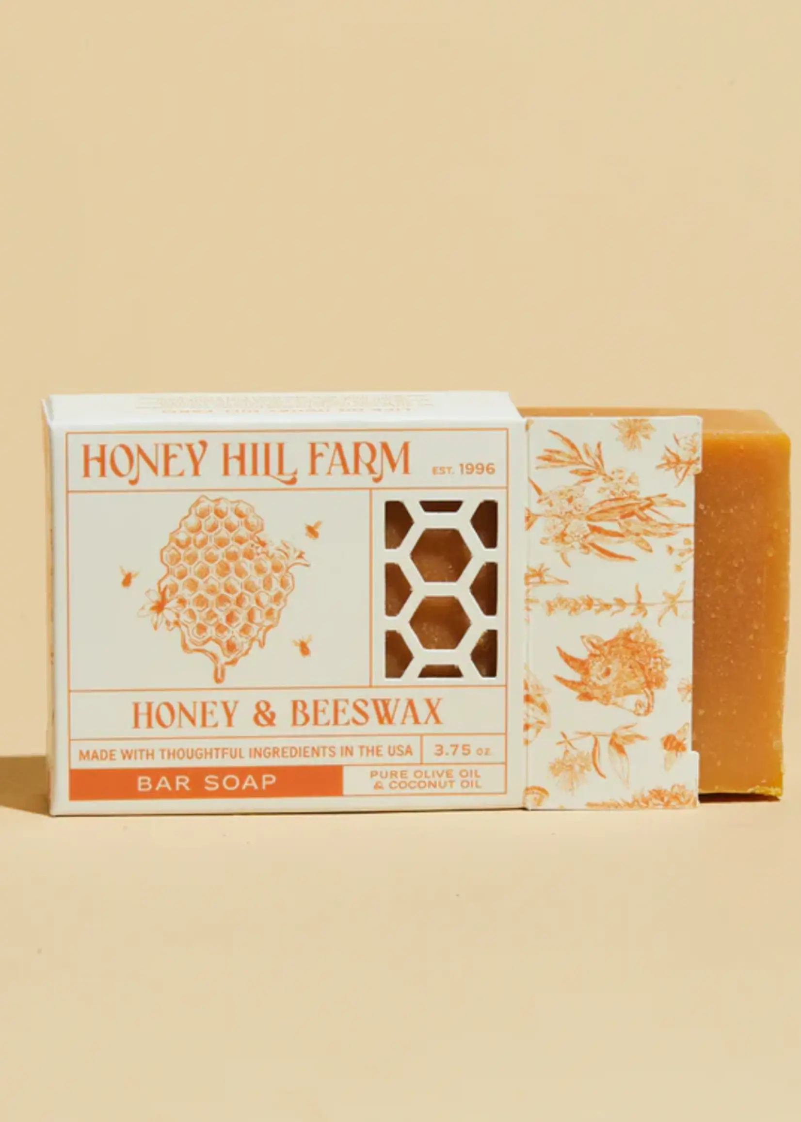 Honey Hills Farm Honey & Beeswax Bar Soap 3.75 oz