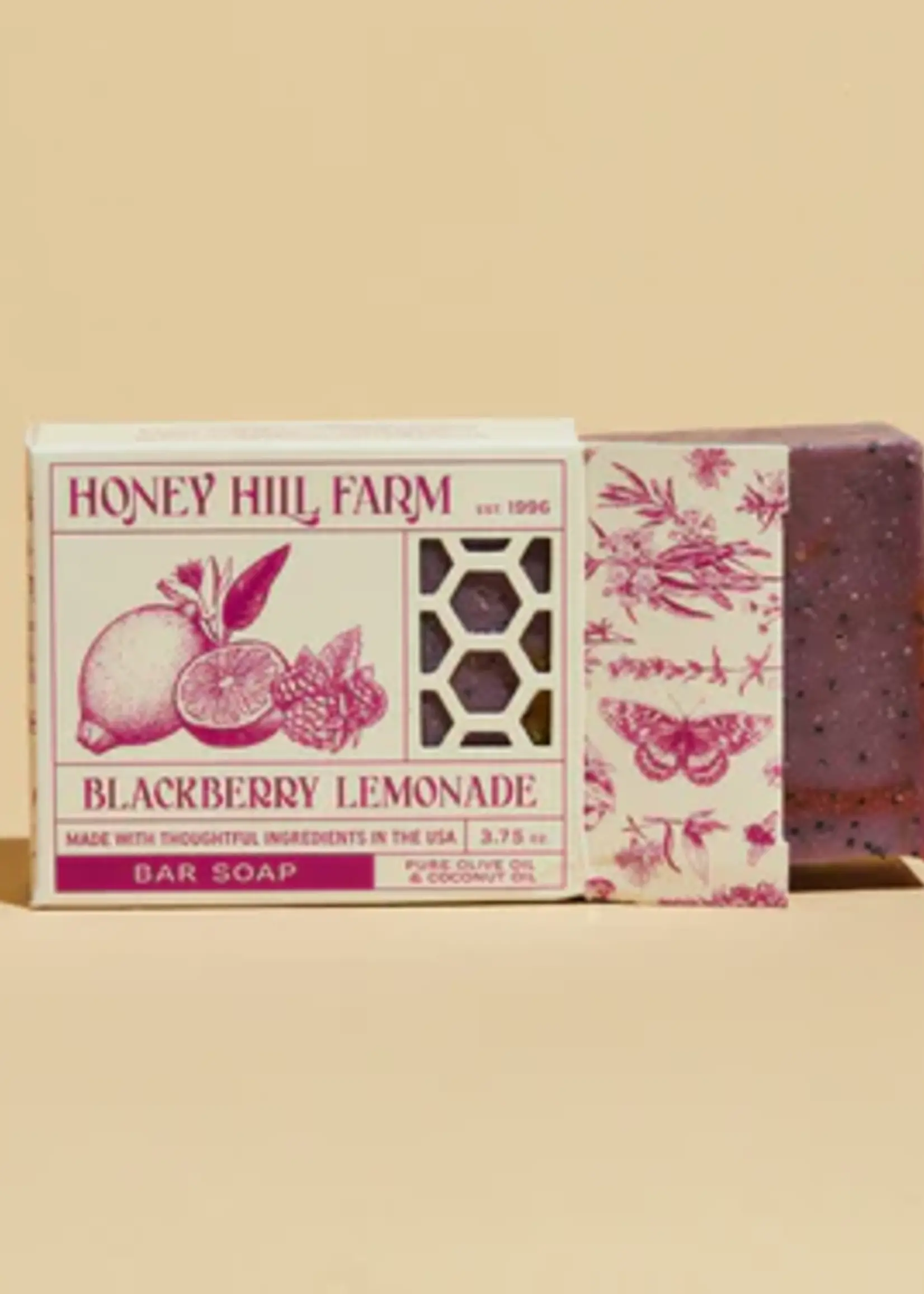 Honey Hills Farm Blackberry Lemonade Bar Soap 3.75 oz