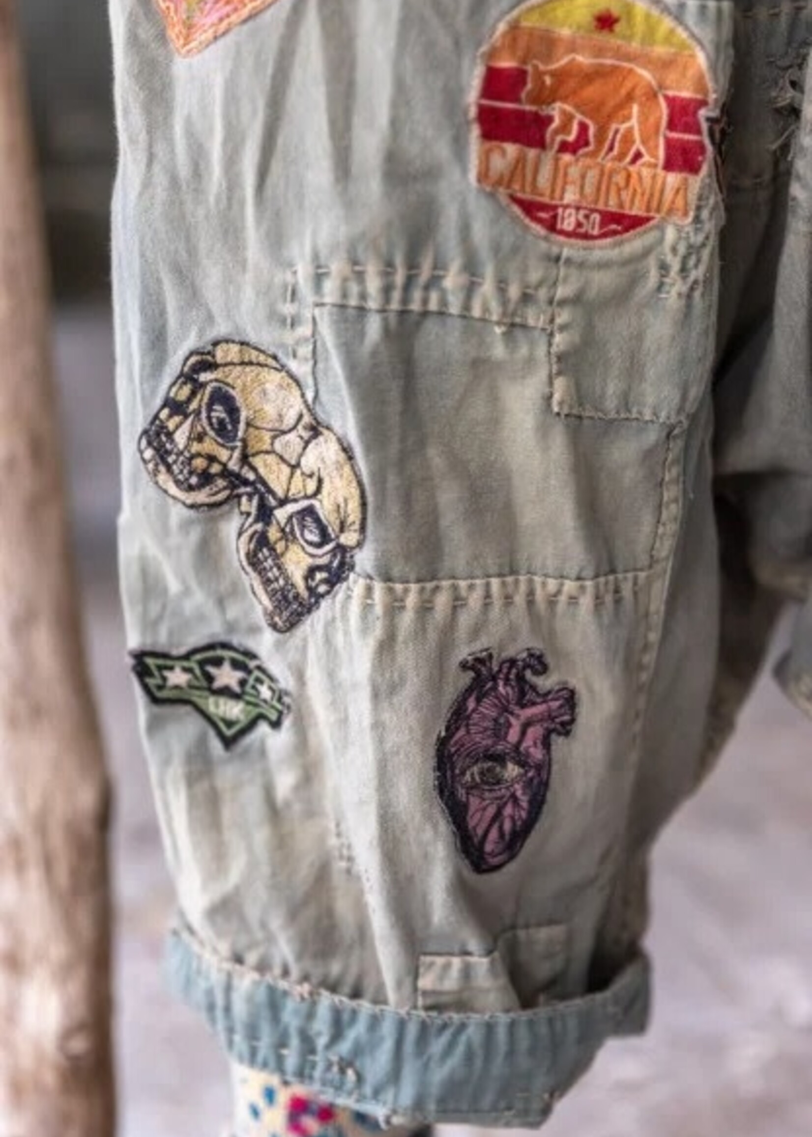 Magnolia Pearl Embroidered Patch Joni Trousers Pants 772 Peace One Size