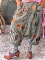 Magnolia Pearl Embroidered Patch Joni Trousers Pants 772 Peace One Size