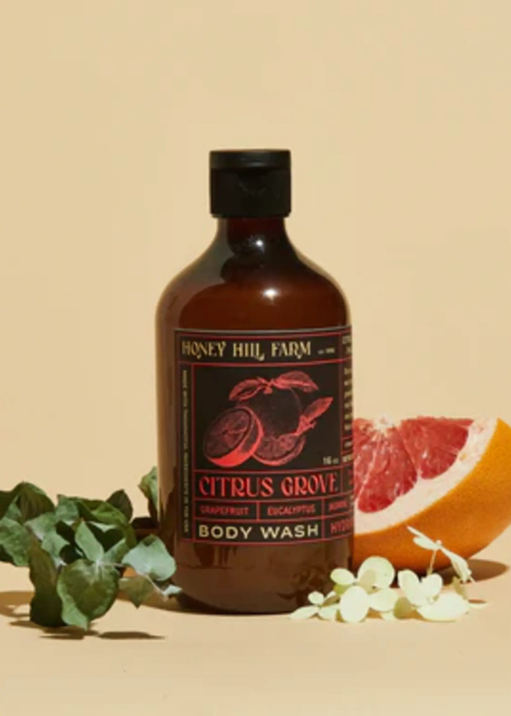 Honey Hills Farm Citrus Grove Body Wash 16 oz