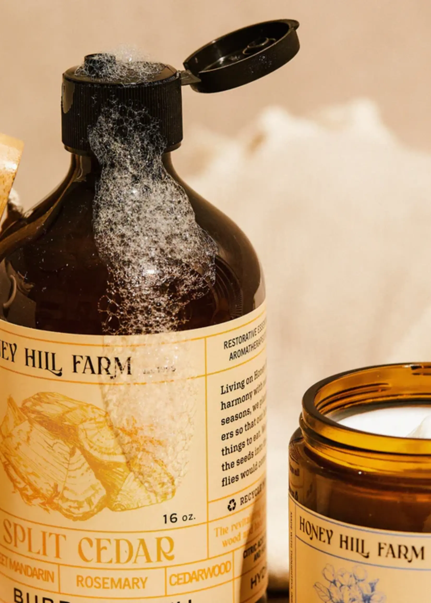 Honey Hills Farm Clean Rain Bubble Bath 16 oz