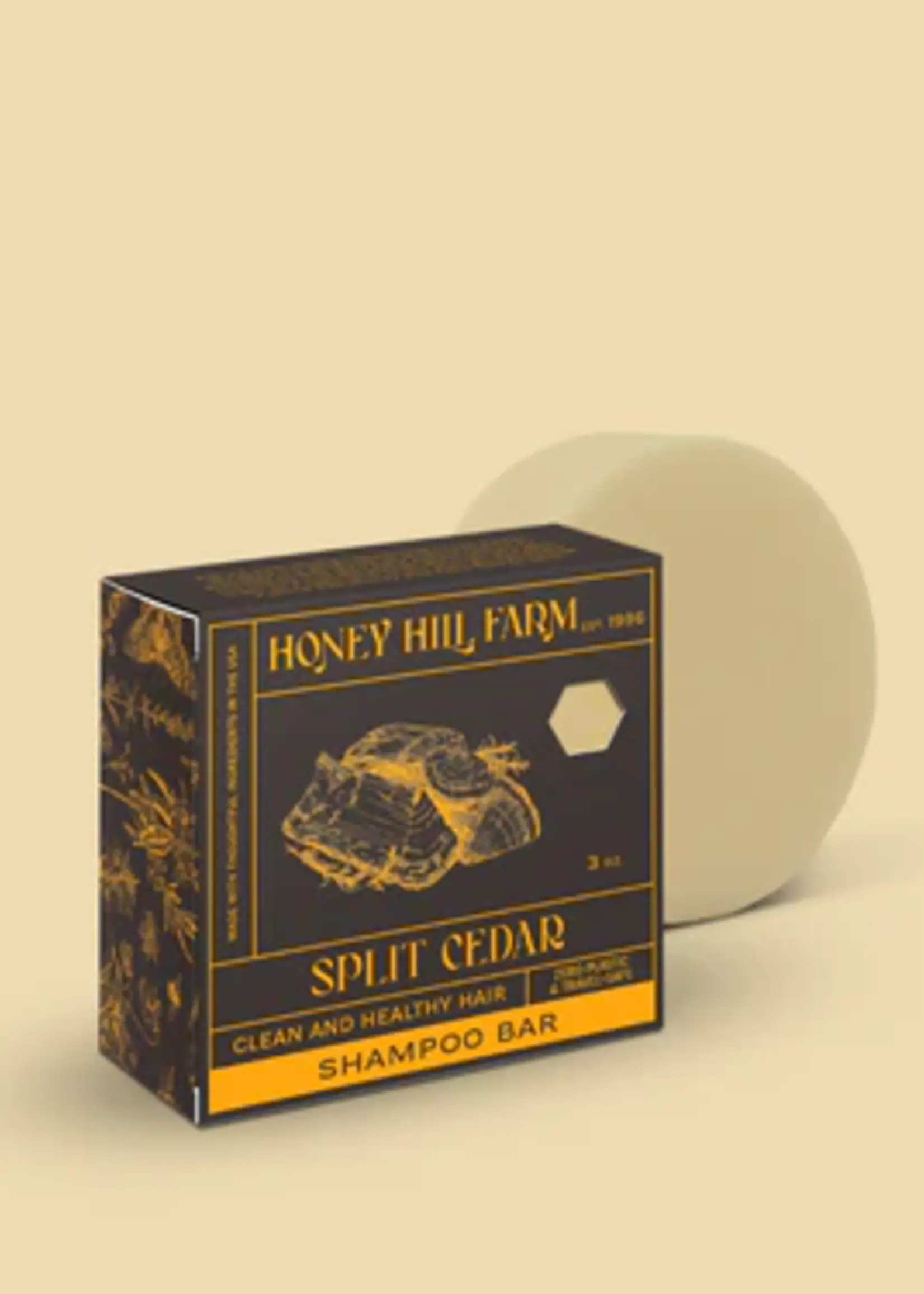 Honey Hills Farm Split Cedar Shampoo Bar 3 oz