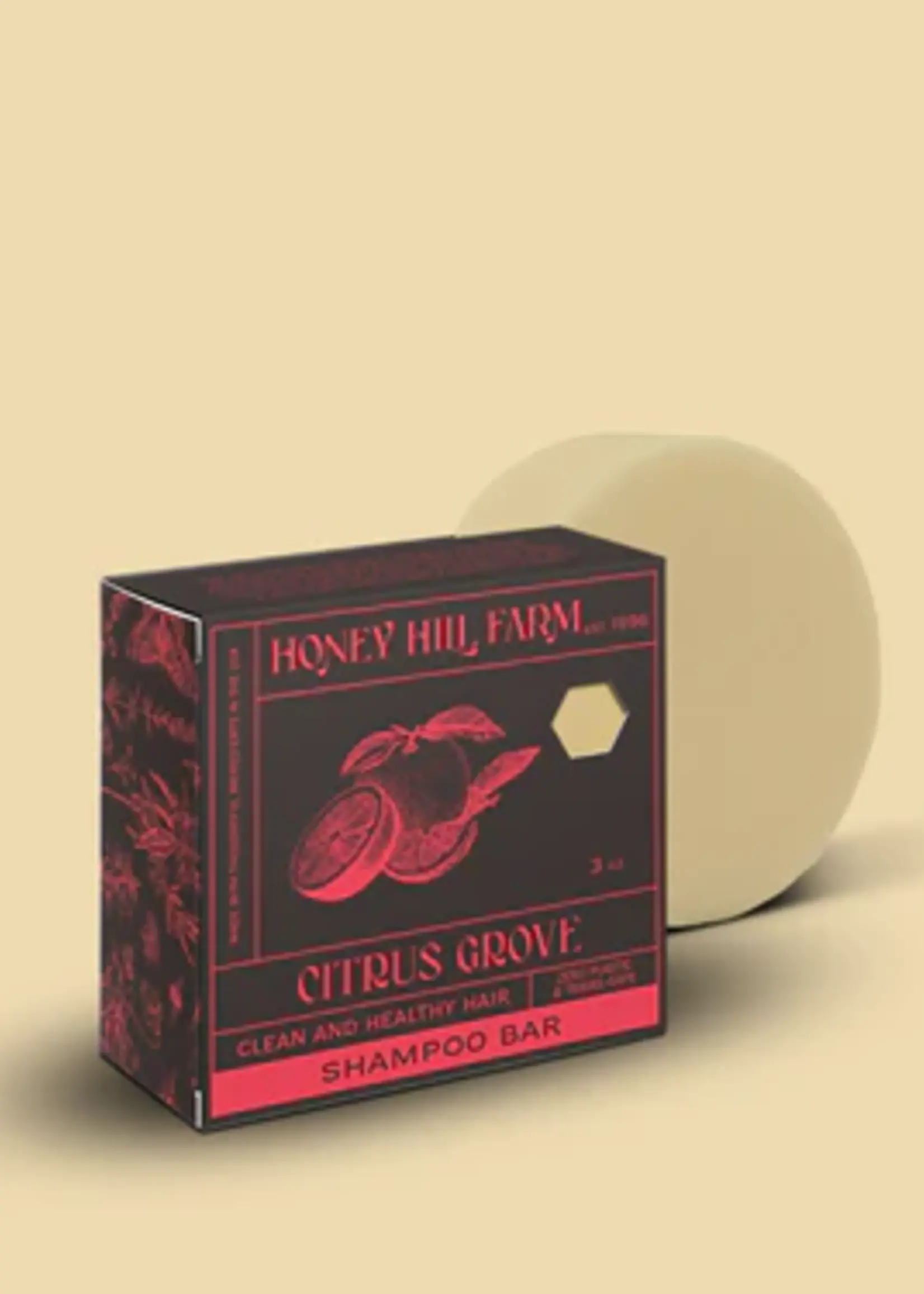 Honey Hills Farm Citrus Grove Shampoo Bar 3 oz