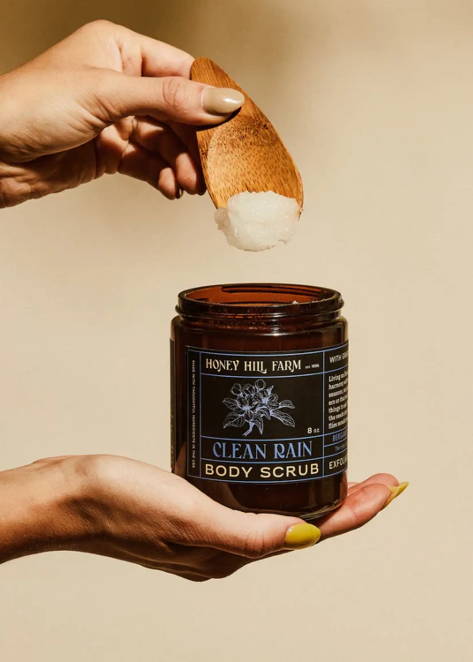 Honey Hills Farm Clean Rain Body Scrub 8 oz