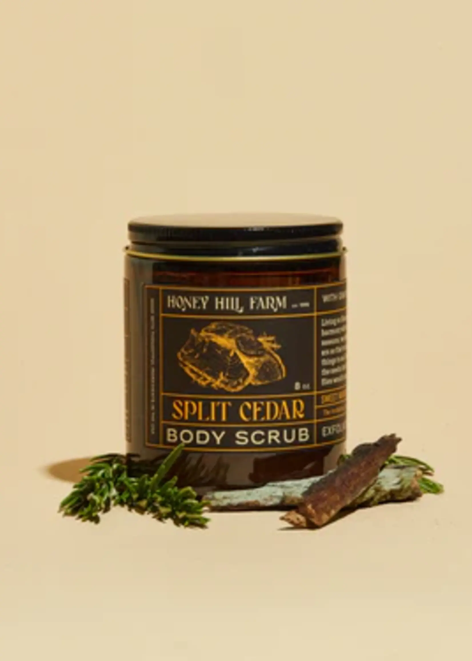 Honey Hills Farm Split Cedar Body Scrub 8 oz