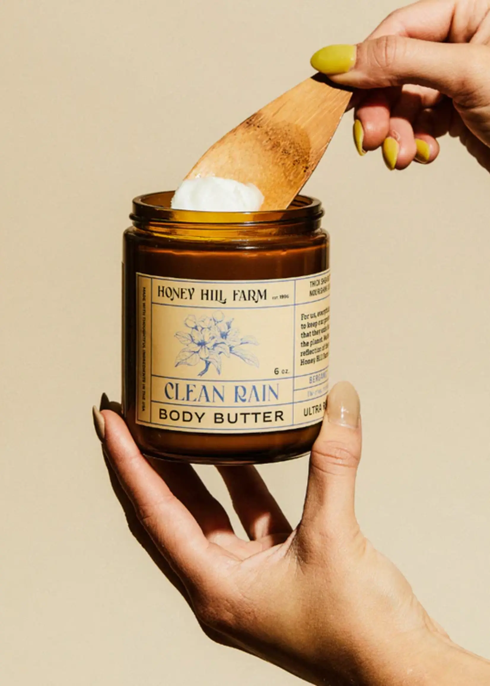 Honey Hills Farm Clean Rain Body Butter 8 oz