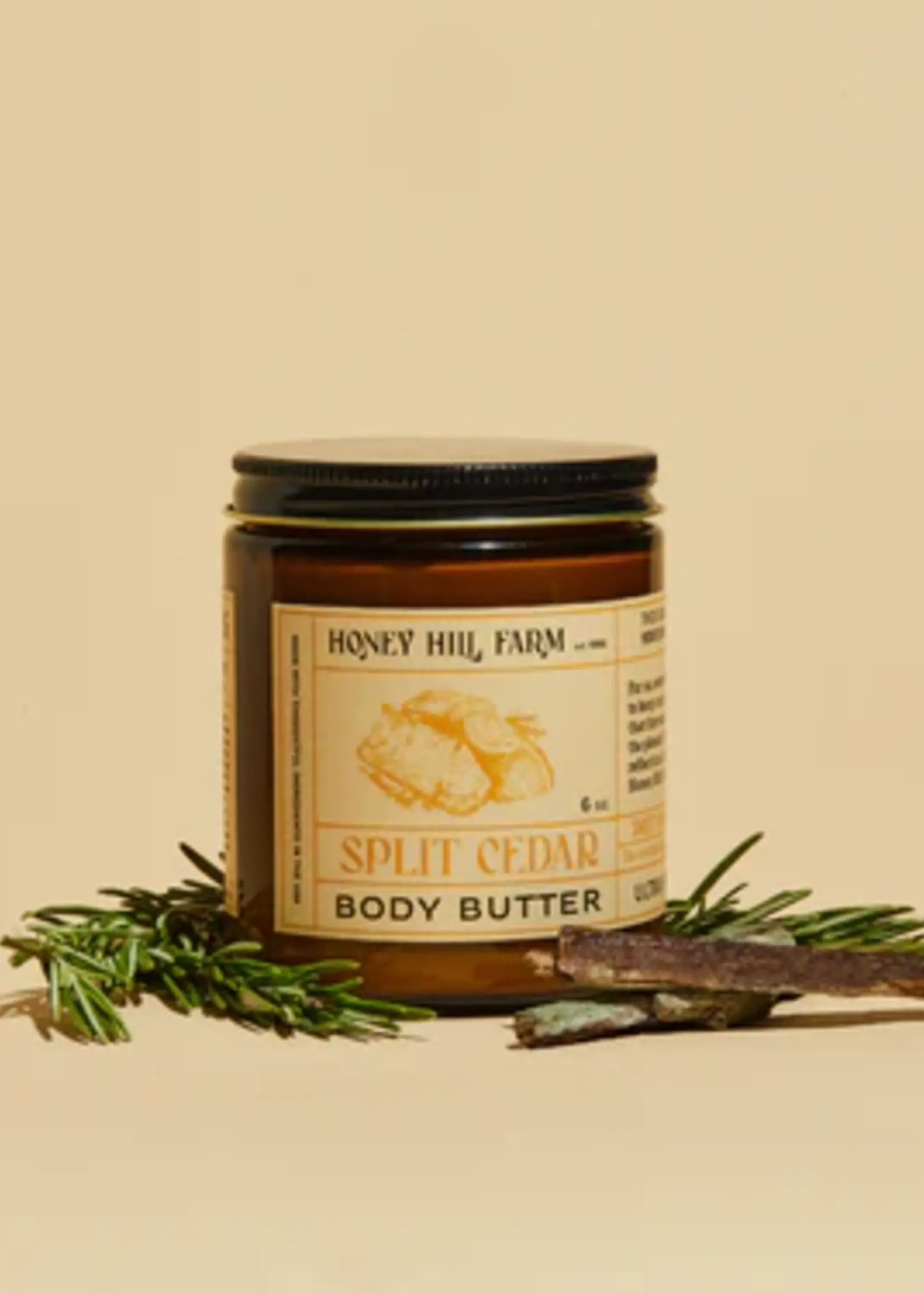Honey Hills Farm Split Cedar Body Butter 8 oz
