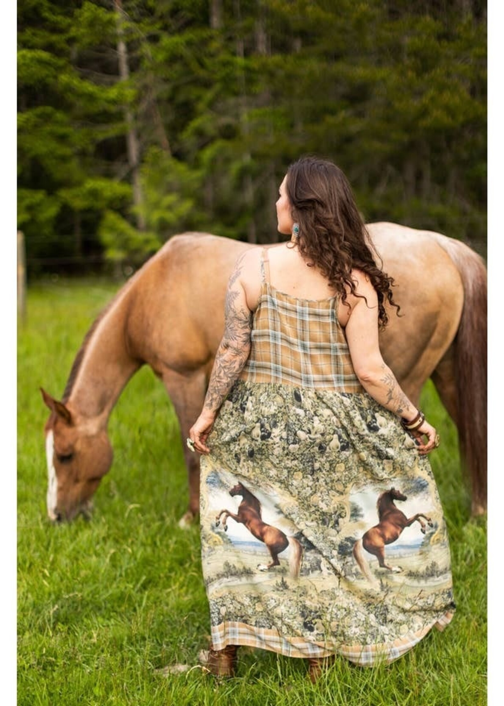 Market of Stars Born To Run Boheme Slip Dress