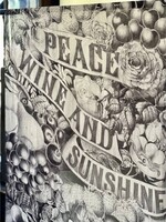 Market of Stars Peace Wine & Sunshine Bamboo Scarf