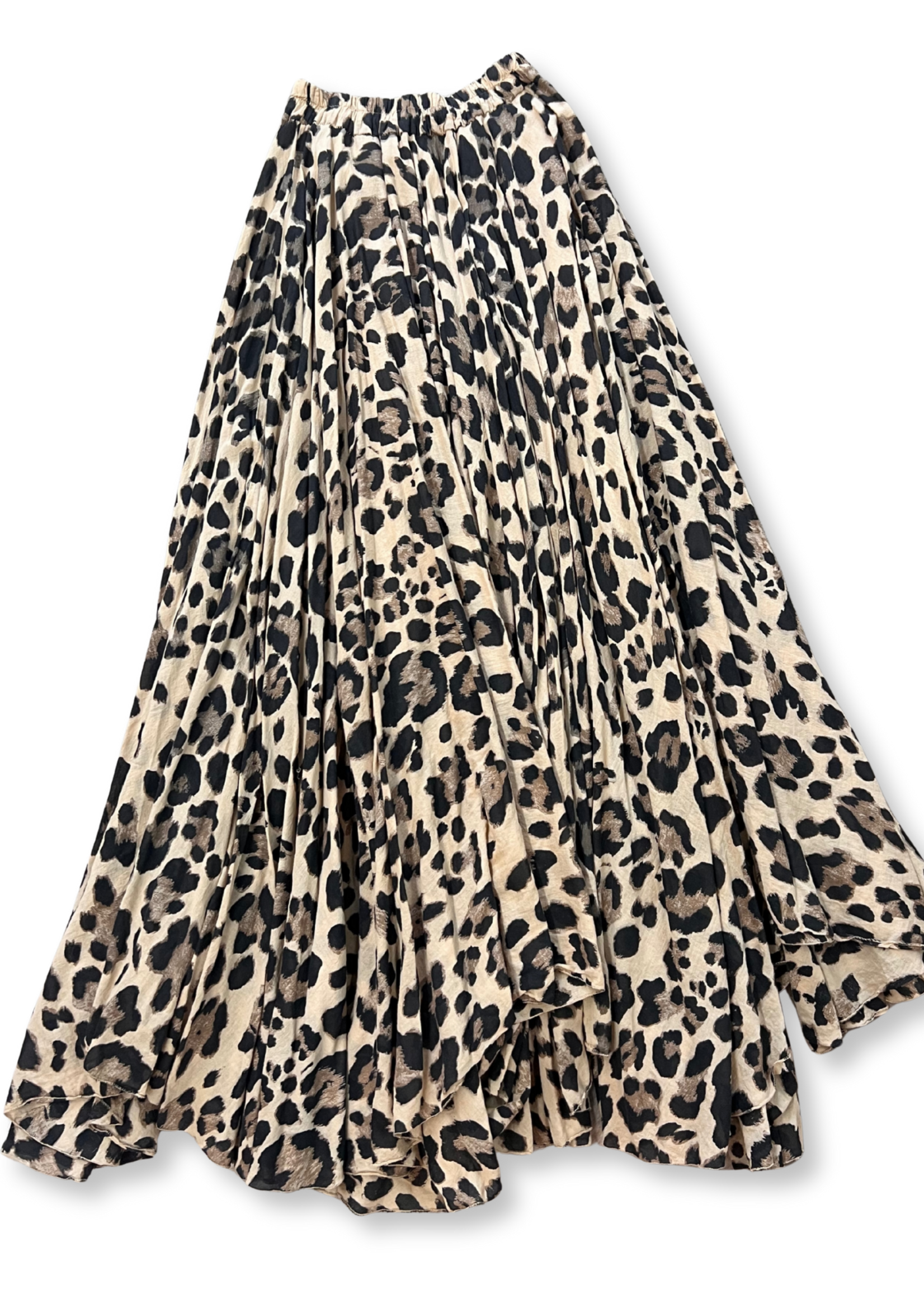 Full Leopard Skirt