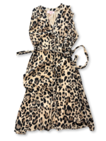 Amazonia Leopard Print Midi Dress