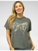 Caite Kyla Seo Filippa Butterfly Tee Grey