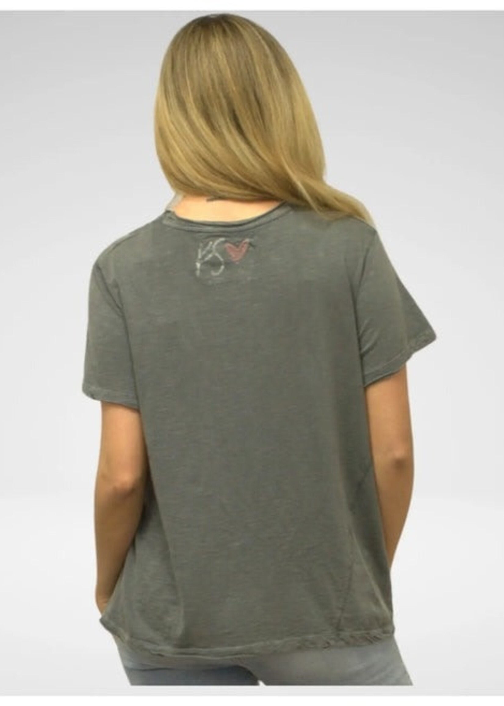 Filippa Butterfly Tee Grey
