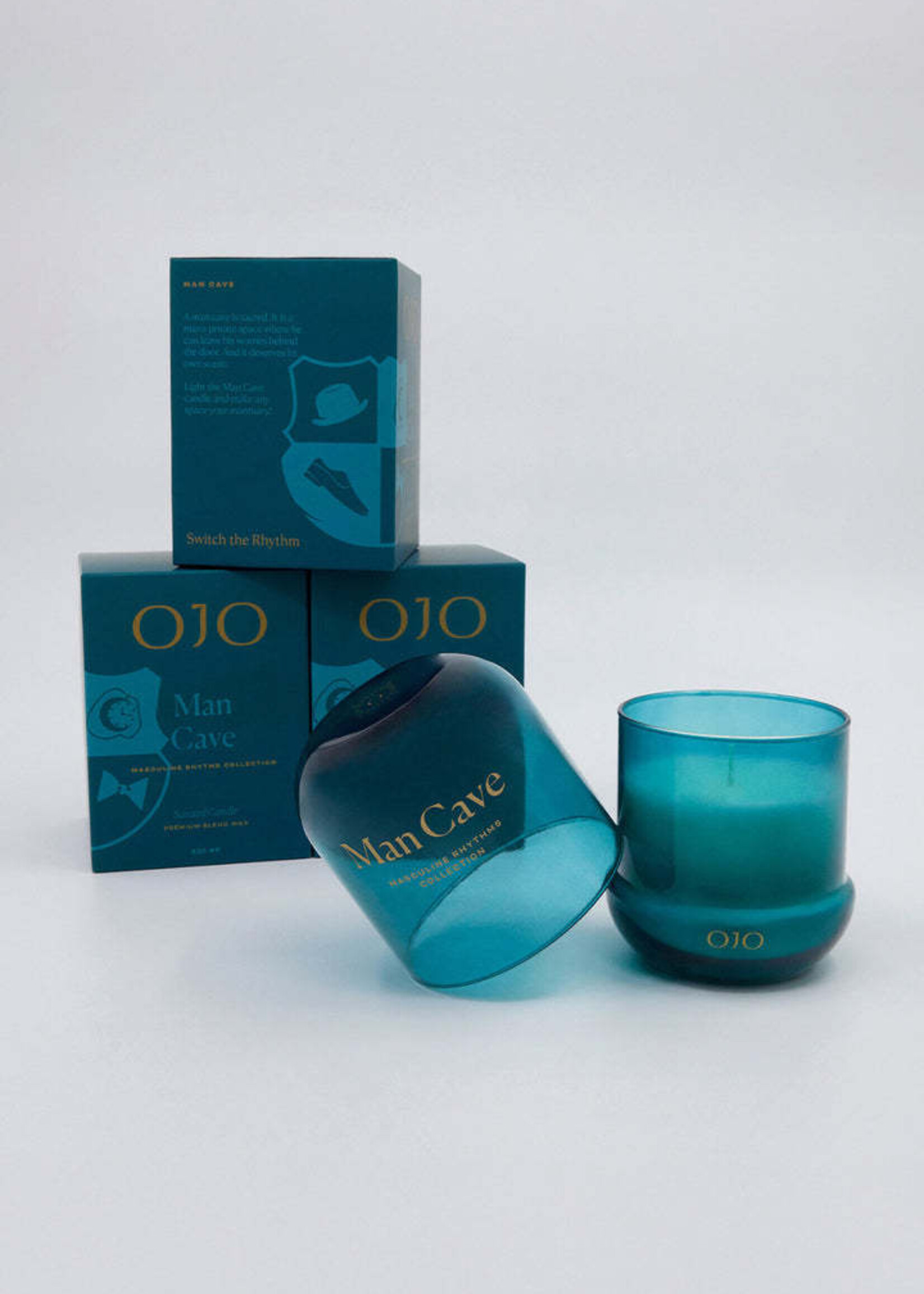 OJO Candles Man Cave Candle Masculine Rhythms Collection