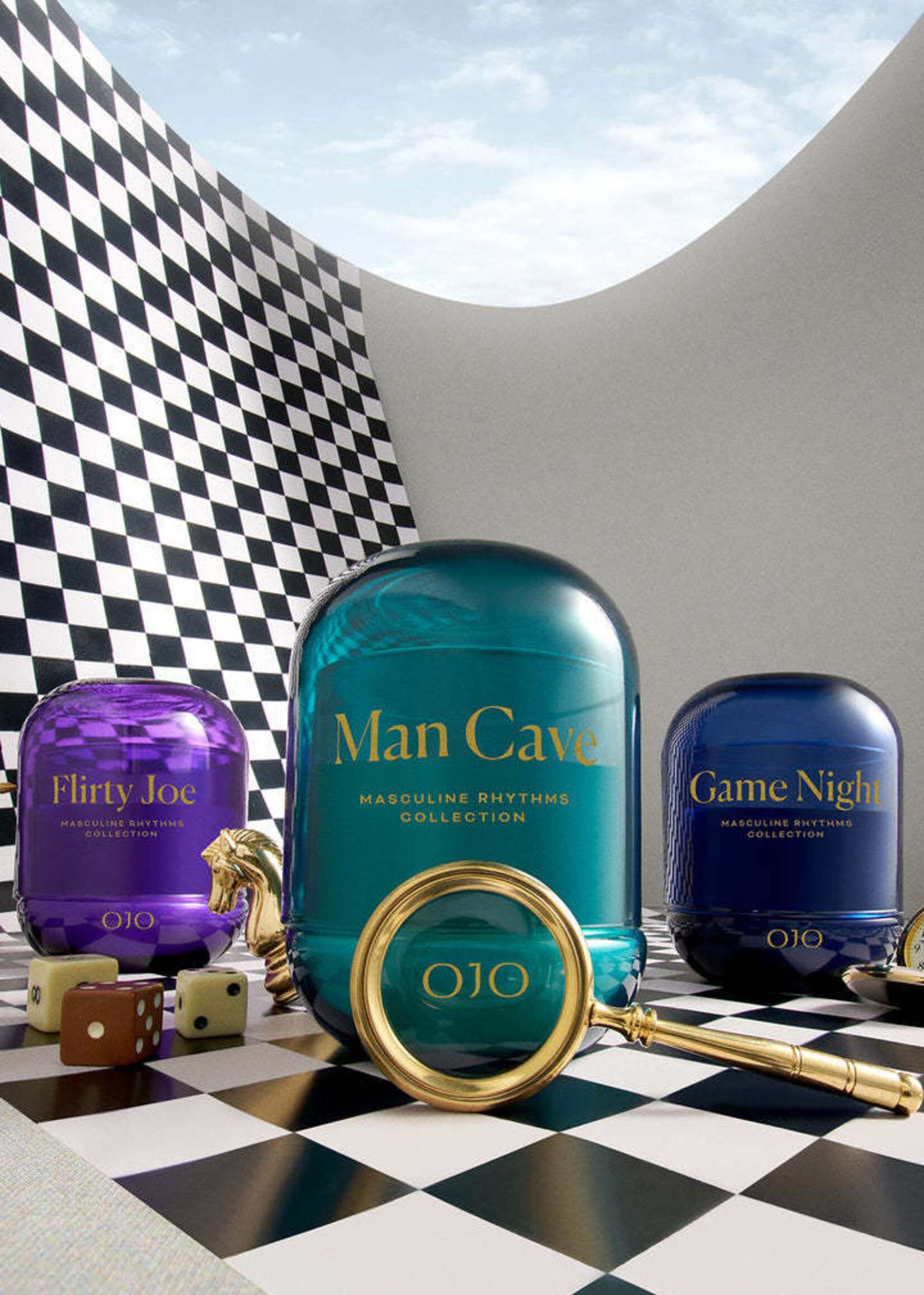OJO Candles Man Cave Candle Masculine Rhythms Collection