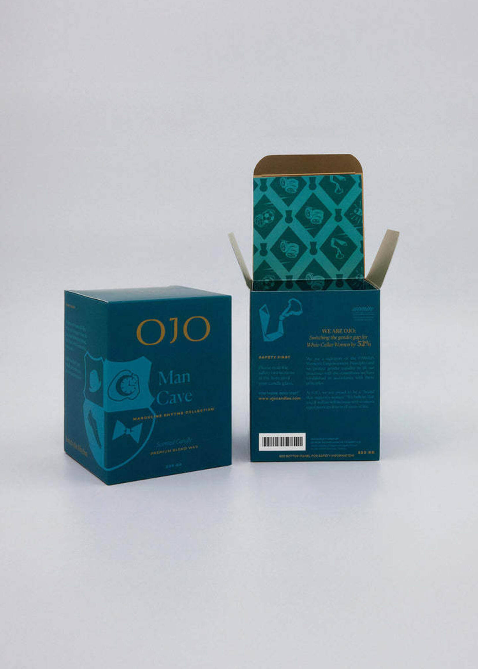 OJO Candles Man Cave Candle Masculine Rhythms Collection