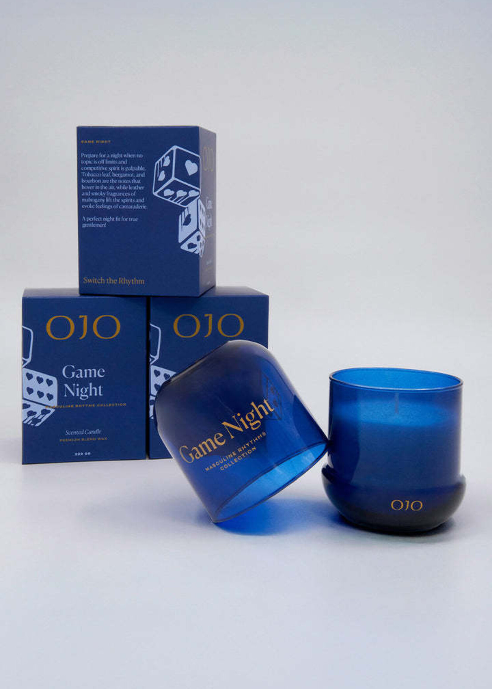 OJO Candles Game Night Candle Masculine Rhythms Collection