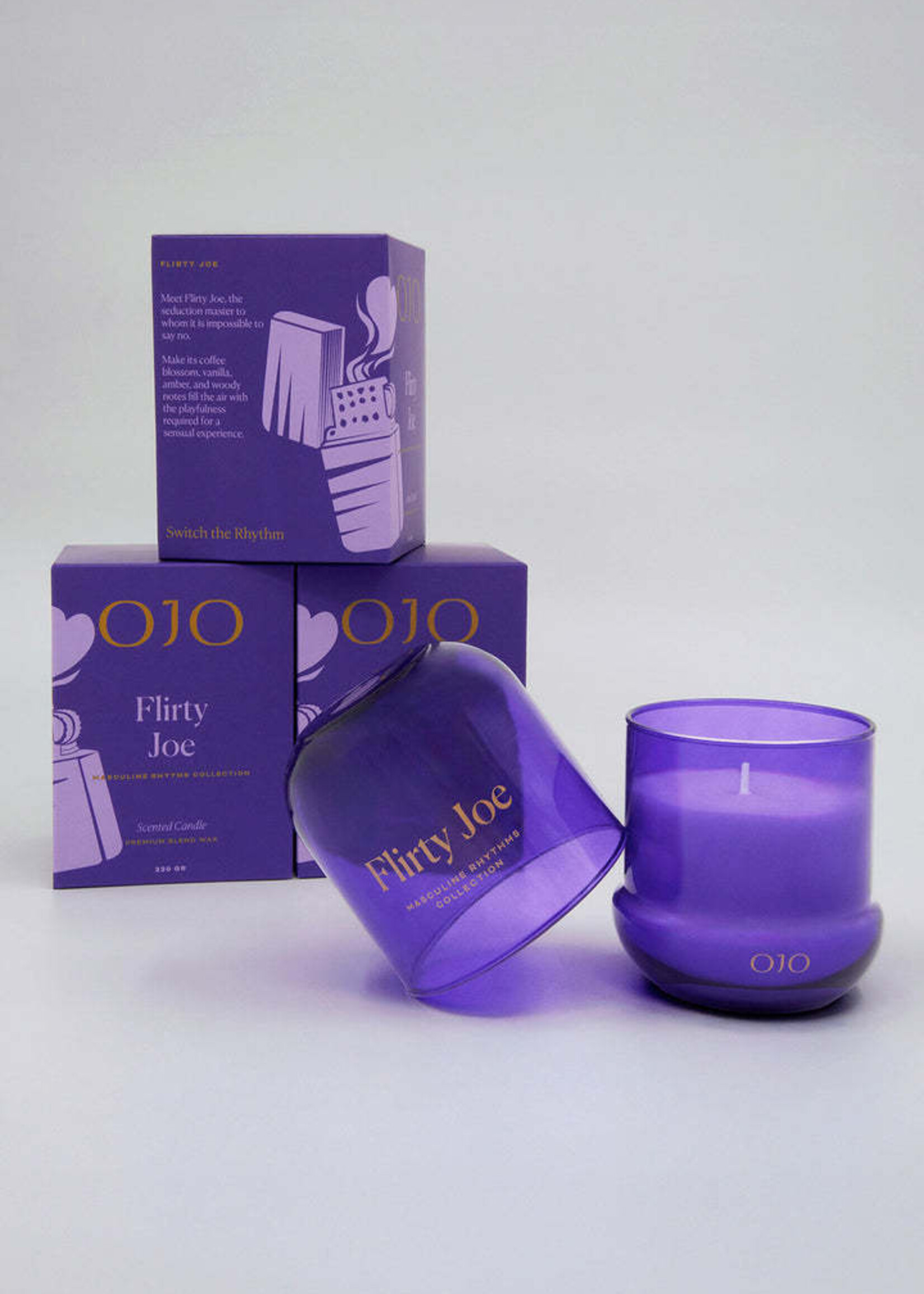 OJO Candles Flirty Joe Candle Masculine Rhythms Collection