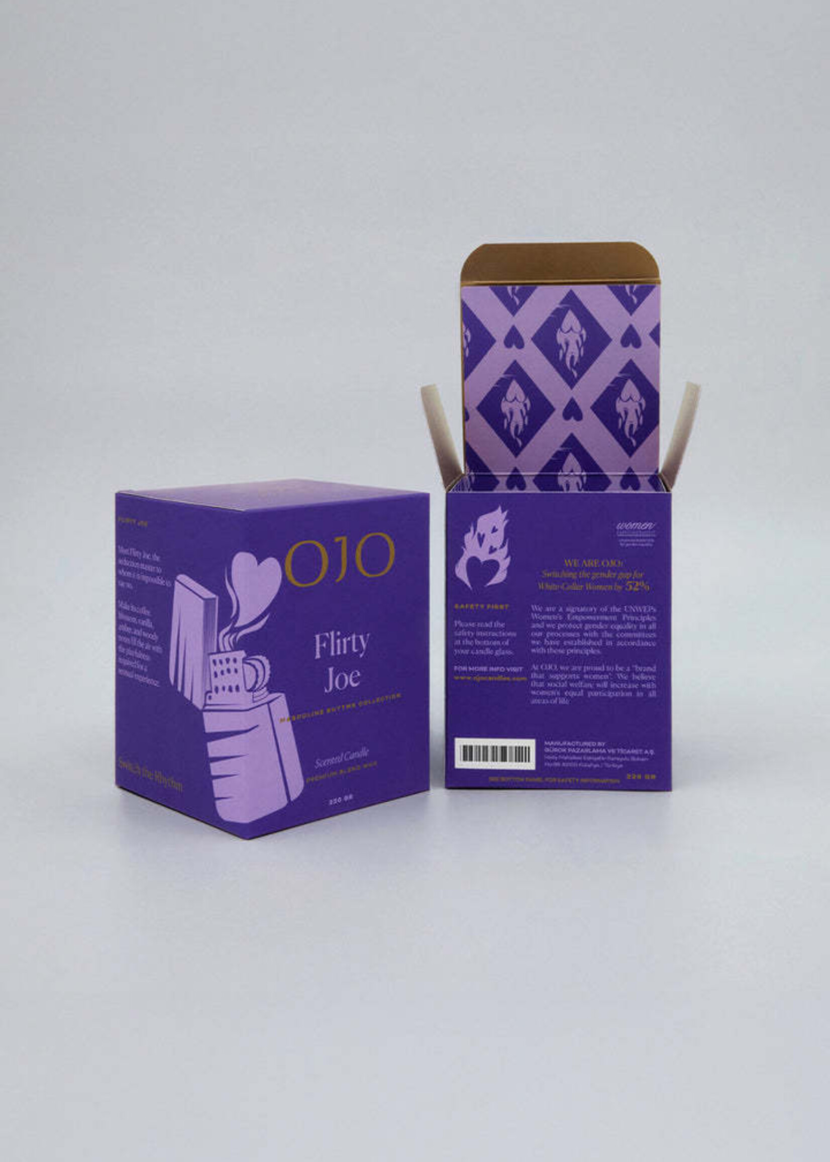 OJO Candles Flirty Joe Candle Masculine Rhythms Collection