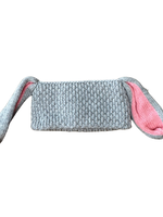 Peruvian Trading Company Bunny Headband Grey Hand Knit