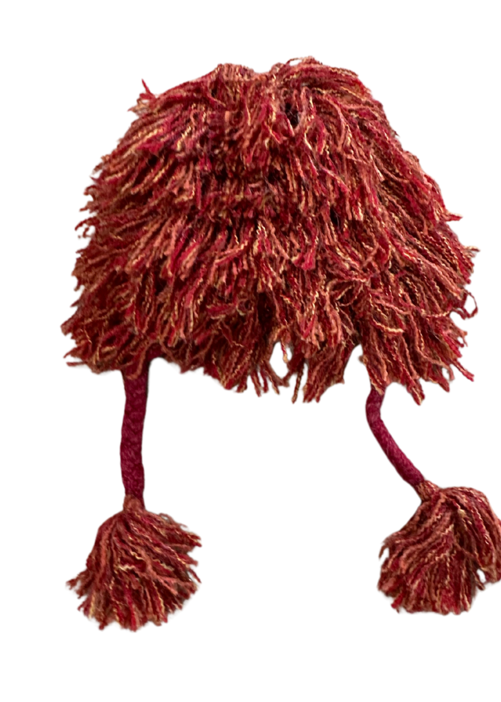 Peruvian Trading Company Animal Silly Monster Hand Crochet Hat Orange