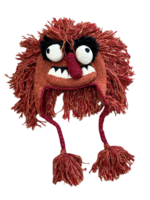Peruvian Trading Company Animal Silly Monster Hand Crochet Hat Orange