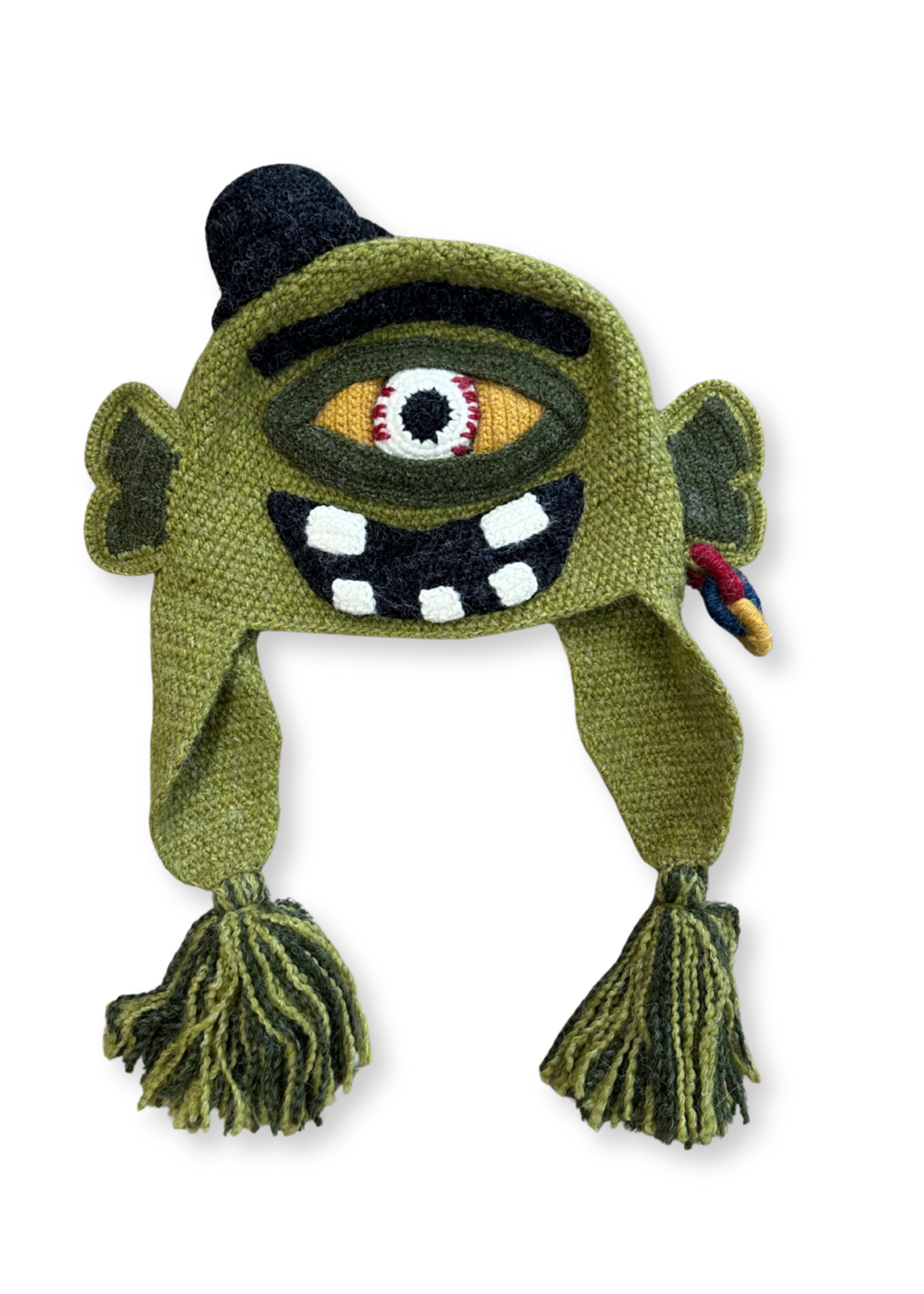 Peruvian Trading Company Silly Monster Hat Hand Knit