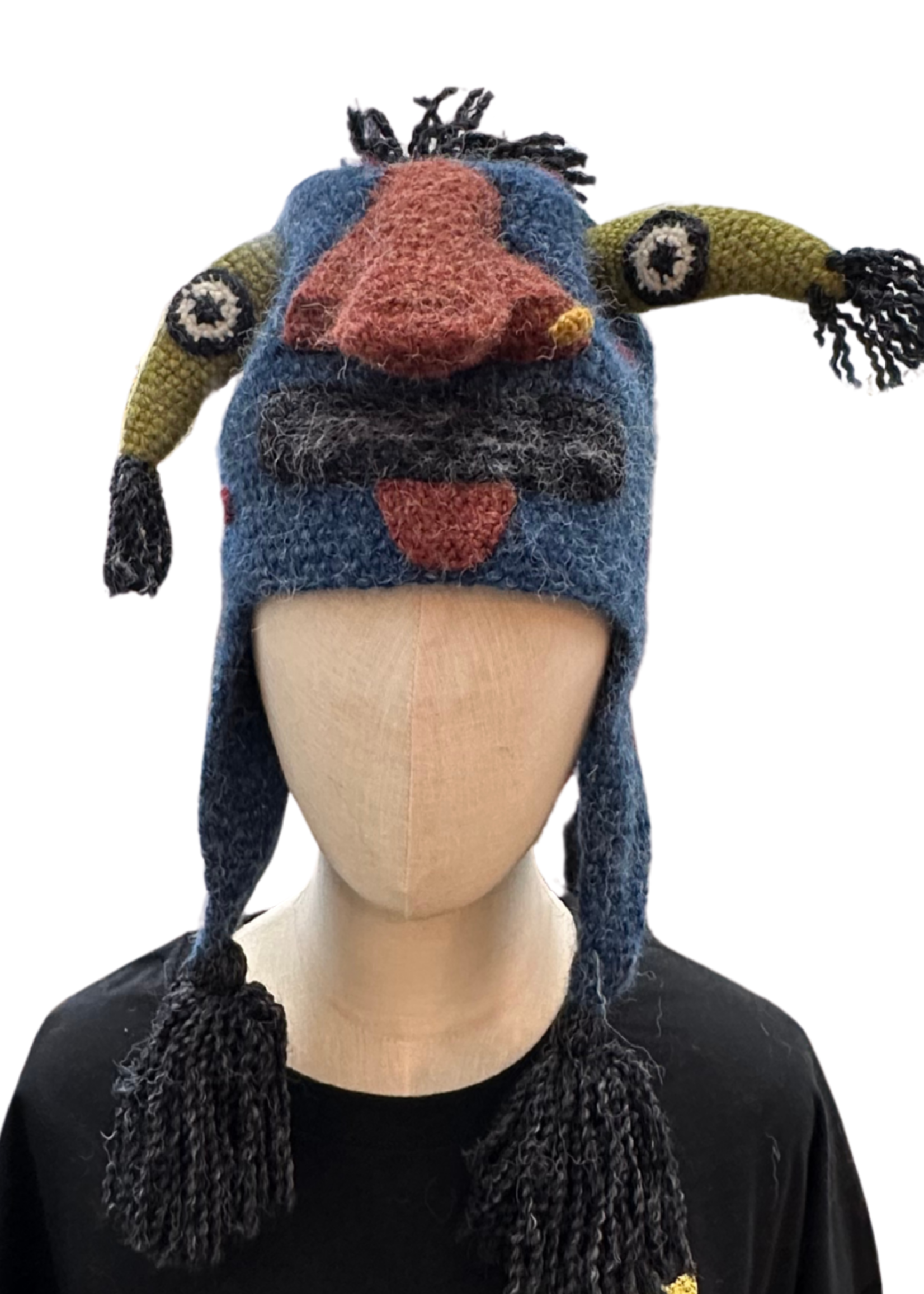Peruvian Trading Company Silly Monster Hat Hand Knit