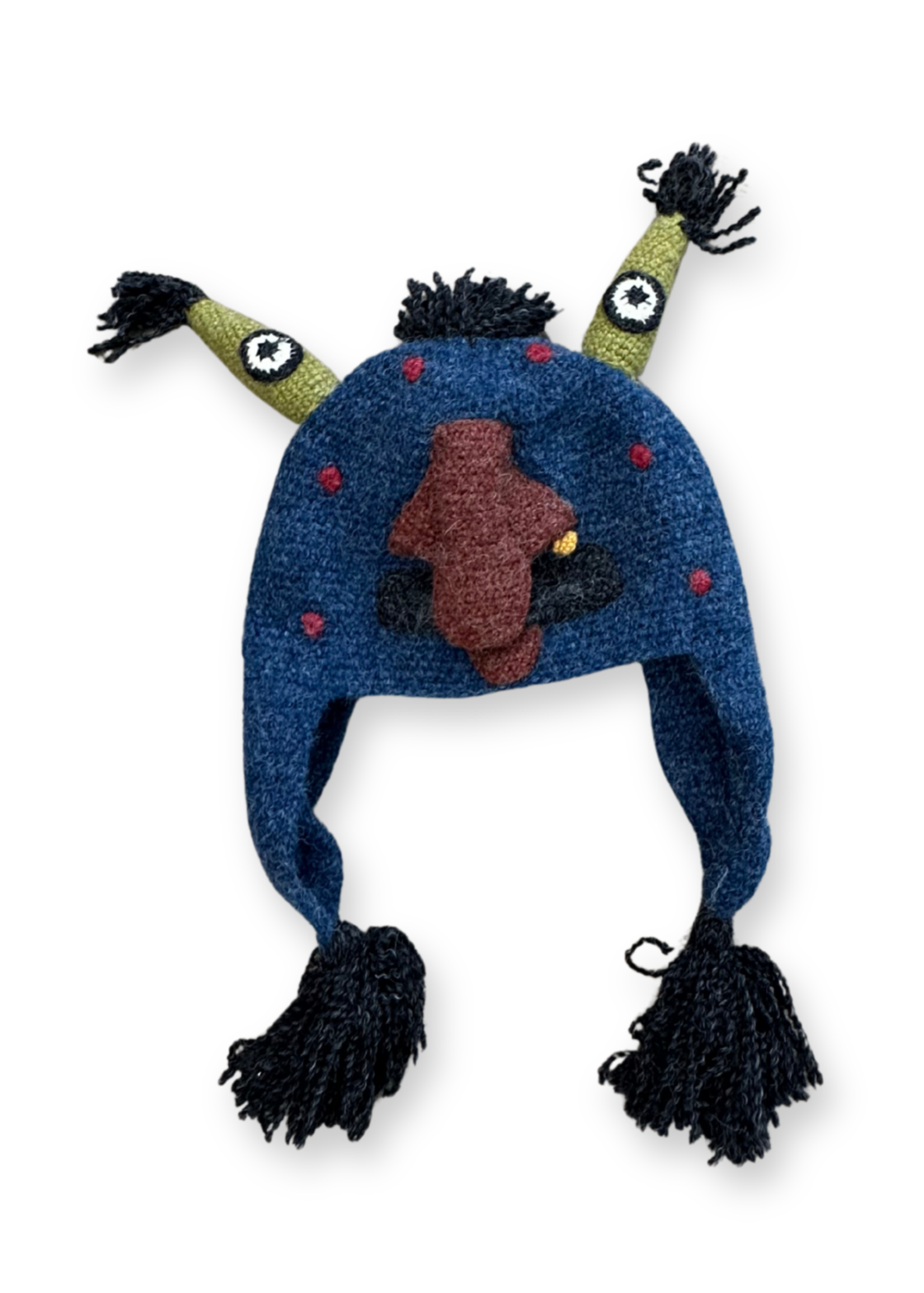 Peruvian Trading Company Silly Monster Hat Hand Knit