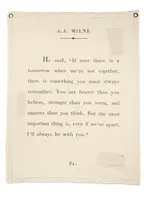 Sugarboo & Co. A.A. Milne Canvas Wallhanging Wall Tarp 31.5x40