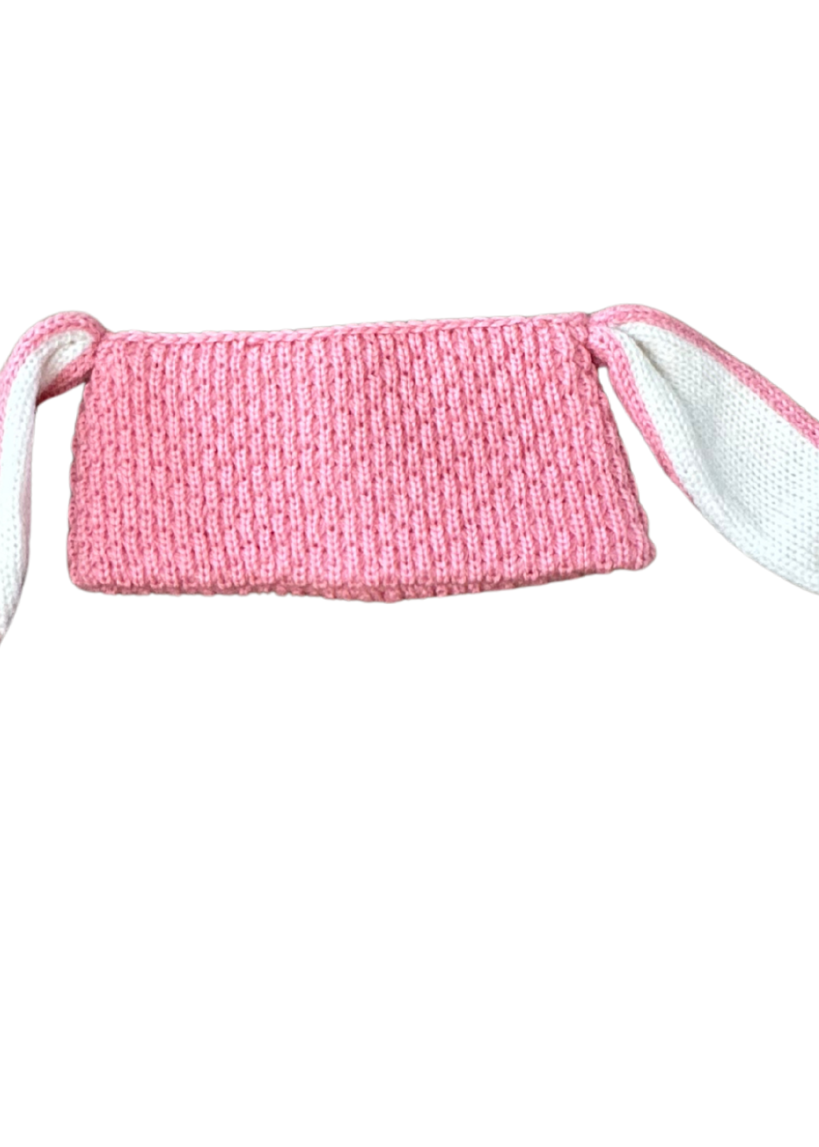 Peruvian Trading Company Bunny Headband Pink Hand Knit