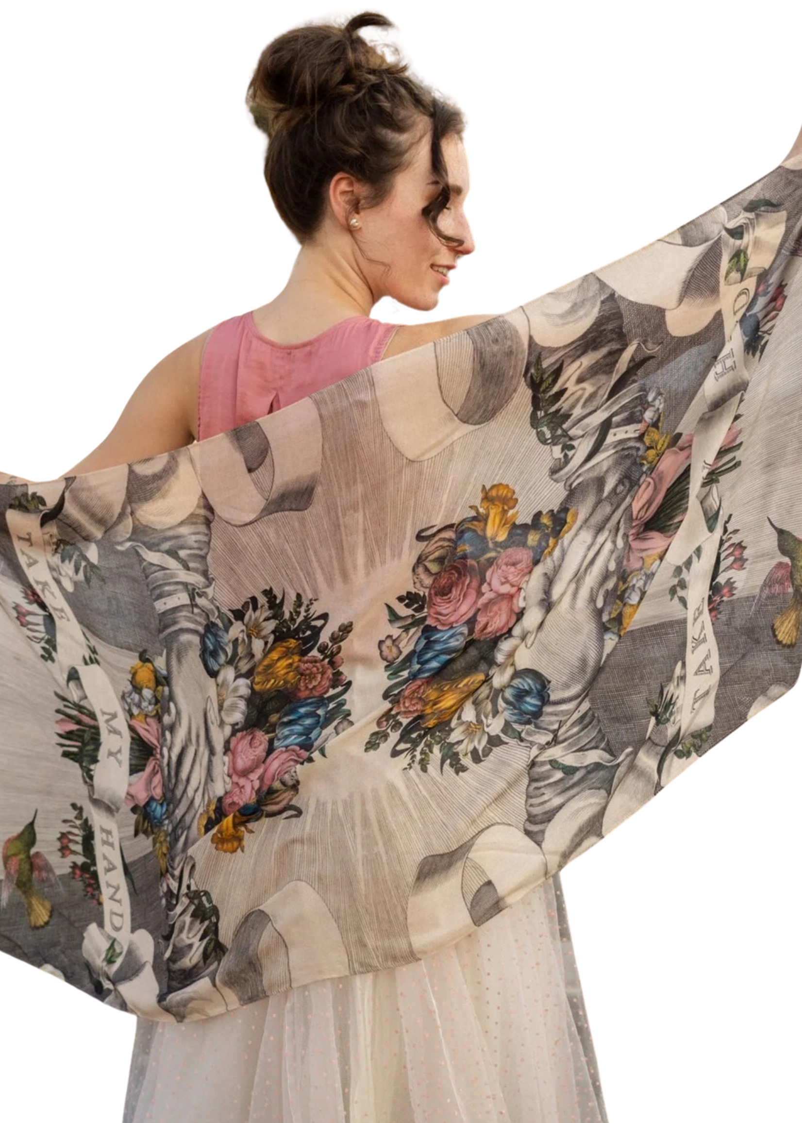 Market of Stars Take My Hand Bamboo Scarf