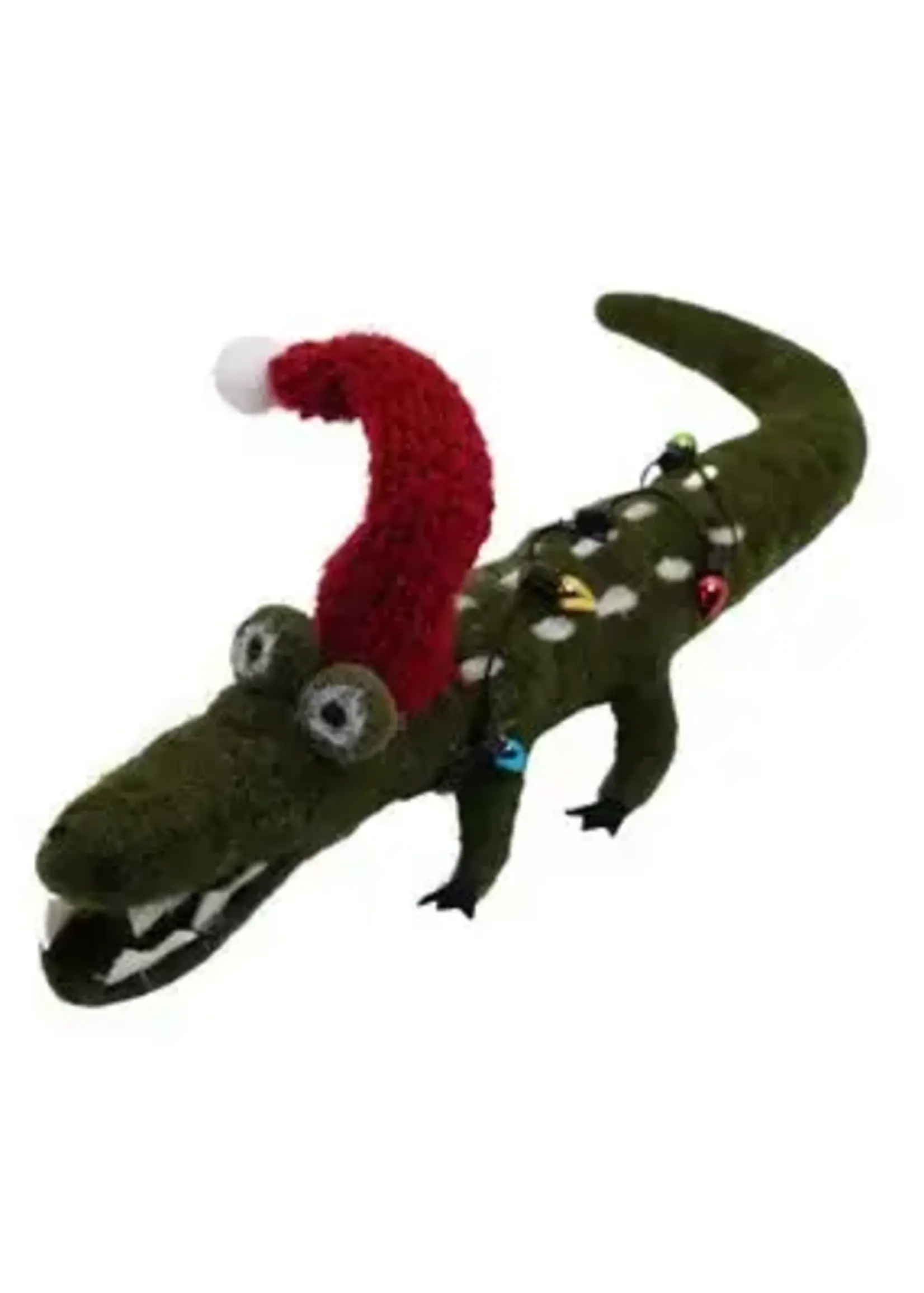 Sugarboo & Co. Alligator w/ Santa Hat Felt Ornament